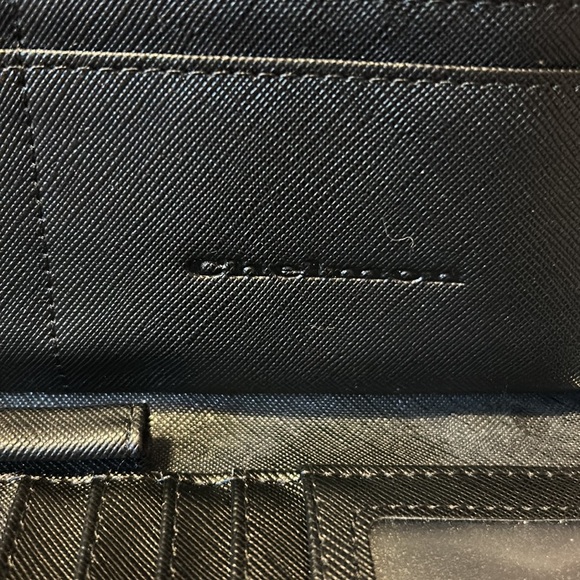 Black large wallet clutch - Picture 4 of 5